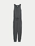 Modal Rich Ribbed Relaxed Jumpsuit