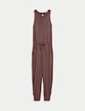 Modal Rich Ribbed Relaxed Jumpsuit