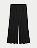 Modal Rich Ribbed Relaxed Culottes