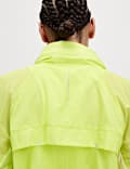 Woven Lightweight Mesh Panel Run Jacket