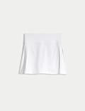 Falten-Skort mit hohem Bund