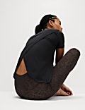 Go Balance Printed Wrap Waist 7/8 Yoga Leggings