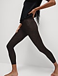 Go Balance Printed Wrap Waist 7/8 Yoga Leggings