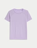 Lightweight Crew Neck Seamless Fitted T-Shirt
