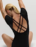Go Balance Strappy Back Fitted Bodysuit