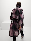 Woven Printed Lightweight Hooded Parka Coat