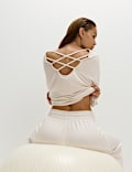Modal Rich Strappy Back Sweatshirt