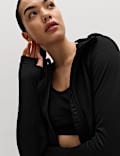 Ultra Heat&trade; Brushed Zip Up Fitted Running Hoodie