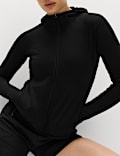 Ultra Heat&trade; Brushed Zip Up Fitted Running Hoodie