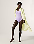 Maillot de bain de sport avec fermeture à glissière