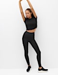 Go Move Cool Comfort&trade; Embossed High Waisted Gym Leggings