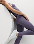 Go Move Embossed High Waisted Gym Leggings