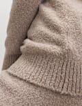 Super Soft Boucle Longline Hoodie with Wool