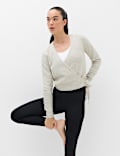 Boucle V Neck Wrap Cardigan