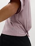 Lichte, korte boxy-fit top van modalmix