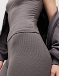 Modal Rich Rib Square Neck Fitted Vest