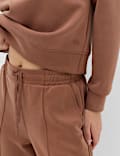 Modal Blend Sandwash Cropped Sweatshirt