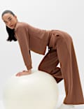 Modal Blend Sandwash Cropped Sweatshirt
