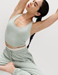 Supersoft Scoop Neck Fitted Crop Vest Top