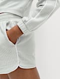 Supersoft Brushed Rib Relaxed Shorts
