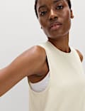 Essential Round Neck Boxy Vest Top