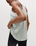 Modal Blend Pleat Back Relaxed Vest Top