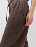 Cotton Rich Garment Dye Barrel Joggers