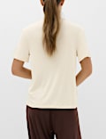 Modal Rich Round Neck Boxy T-shirt