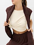Modal Rich Round Neck Boxy T-shirt