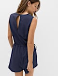 Seersucker Relaxed Playsuit