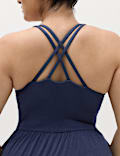 Supersoft Marl Strappy Back Jumpsuit
