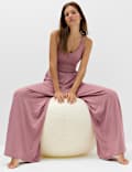 Supersoft Marl Strappy Back Jumpsuit