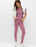 Go Balance Flexifit&trade; Wrap Waist Yoga Leggings