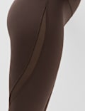 Sculpt&trade;-Leggings mit Mesh-Einsatz auf Taille geschnitten