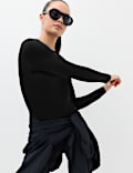 Essential Round Neck Fitted Top