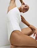 Tummy Control Padded Racer Back Swimsuit