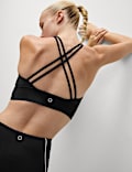 Strappy Back Scoop Neck Bikini Top