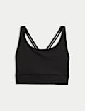 Strappy Back Scoop Neck Bikini Top