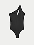 One Shoulder Cut Out Swimsuit