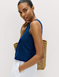 Vest with Linen