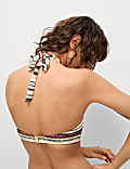 Printed Halterneck Bikini Top
