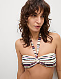 Printed Halterneck Bikini Top