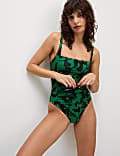 360 Tummy Control Printed Padded Swimsuit