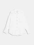 Camisa extragrande estilo Girlfriend 100 % lino