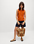 Linen Rich Regular Fit Vest