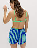 Pure Cotton Striped Beach Shorts