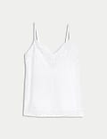 Linen Rich V-Neck Cami Top