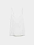 Linen Rich V-Neck Cami Top