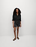 Chemise de plage coupe décontractée 100 % coton