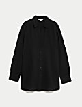 Chemise de plage coupe décontractée 100 % coton